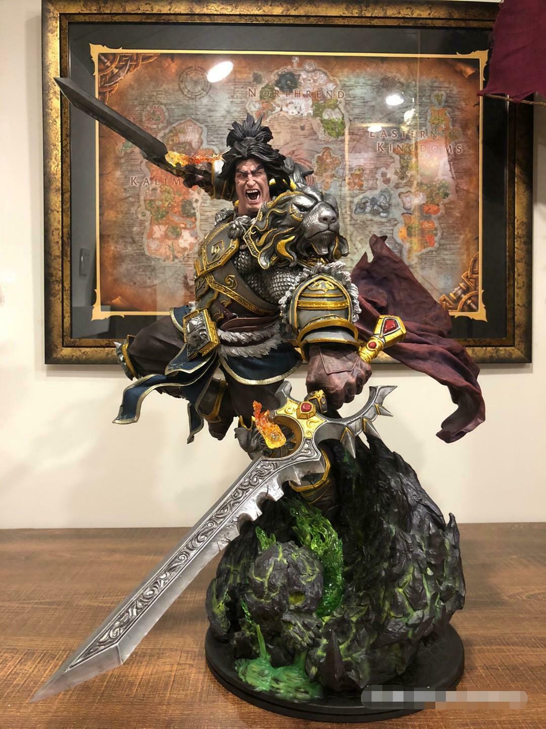 World of Warcraft - Varian Wrynn | 1:4 Resin Statue | von Faceted Pebble