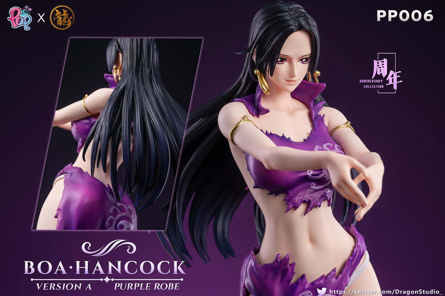 One Piece - Boa Hancock | 1:4 Resin Statue | von Dragon x POP Studios