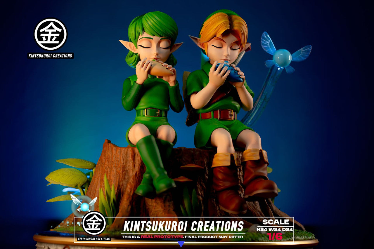 Legend of Zelda - Link & Saria diorama | 1:6 Resin Statue | by Kintsukuroi Creations