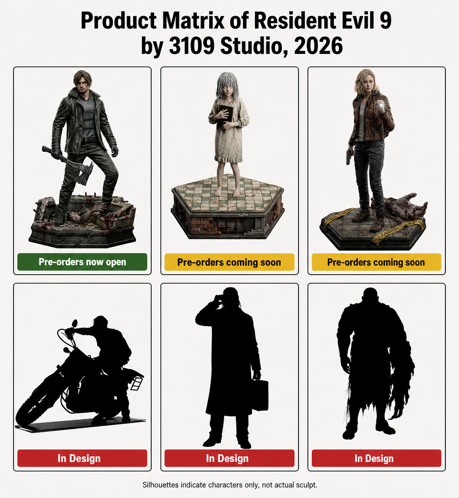 Resident Evil Requiem - Grace & Emily | 1:4 Resin Statue | by 3109 Studio