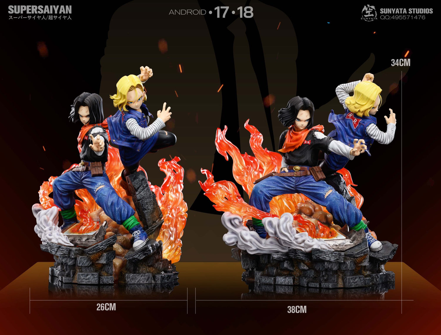 Dragon Ball - Android 17 & 18 | 1:6 Resin Statue | von Sunyata Studio