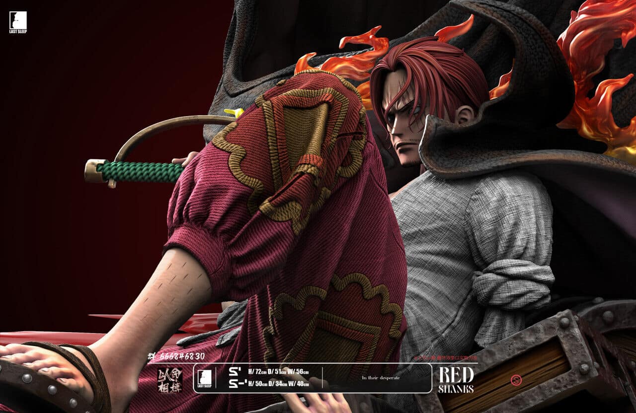 Last Sleep Studio シャンクス Sサイズ One Piece Red Hair Shanks Statue - LAST SLEEP Studio [In