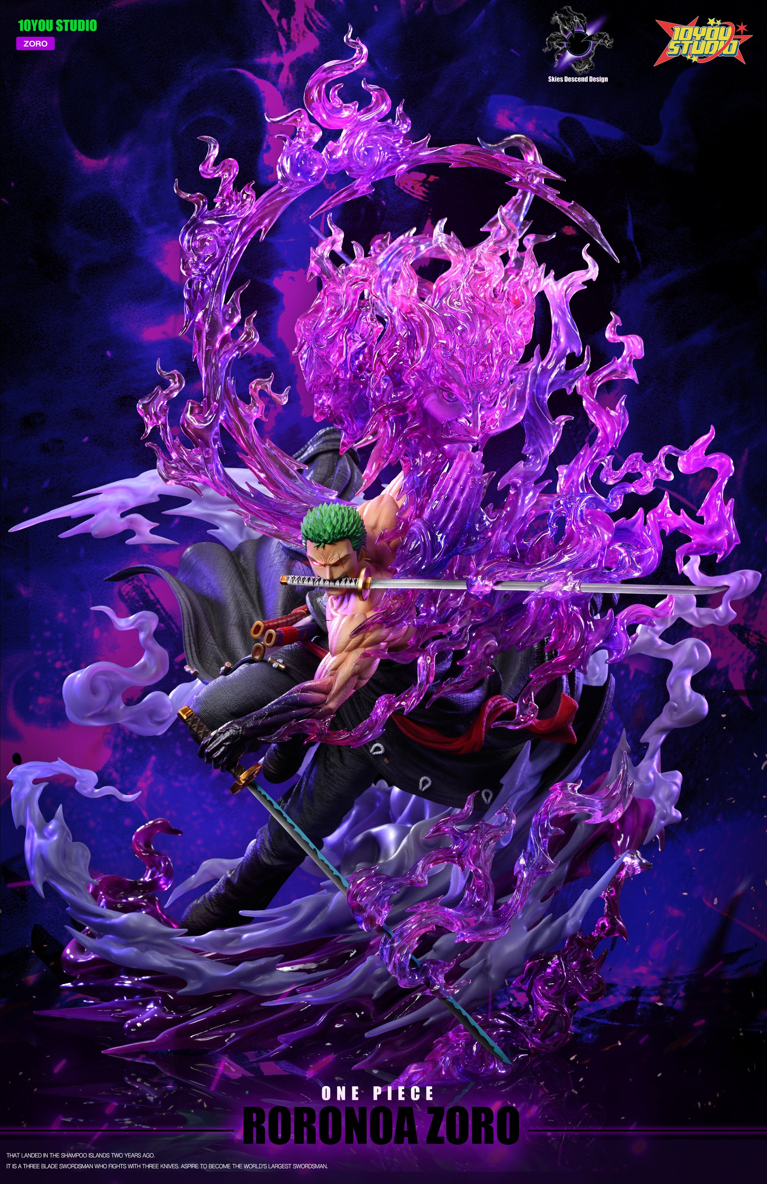 One Piece - Roronoa Zoro | 1:6 Resin Statue | von Skies Descend