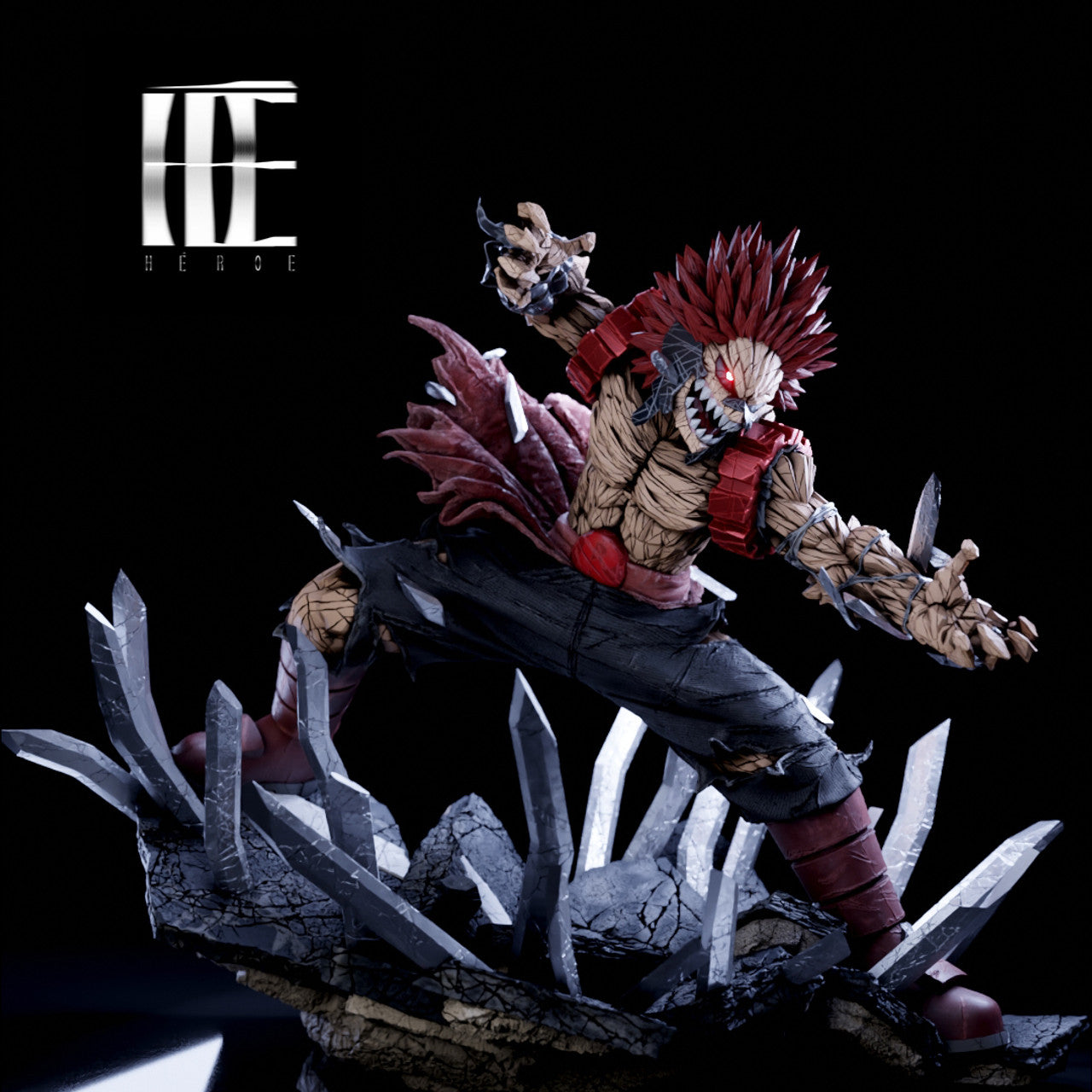 My Hero Academia - Red Riot Kirishima | 1:4 Resin Statue | by Heroe Collectibles