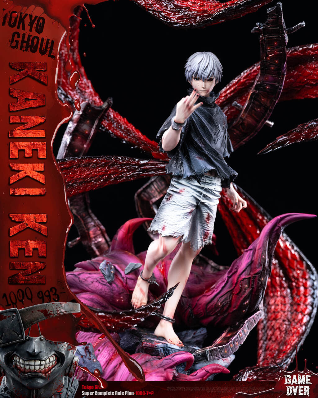 Tokyo Ghoul - Ken Kaneki | 1:6 Resin Statue | by Game Over Studio