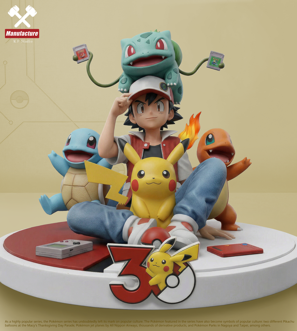Pokémon - 30th Anniversary | 1:8 Resin Statue | by MF Studio