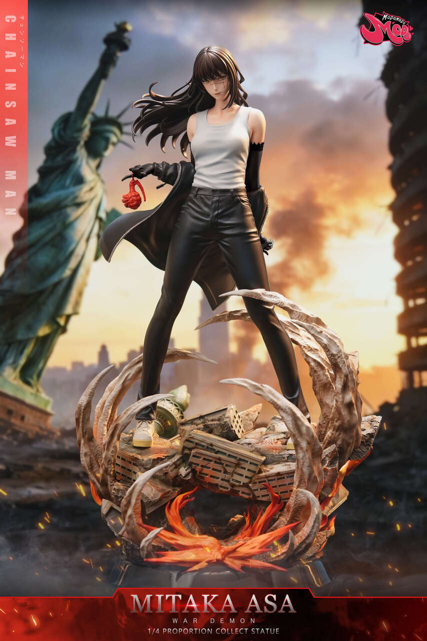 Chainsaw Man - Mitaka Asa & Yoru | 1:4 Resin Statue | by Modomodo Studio