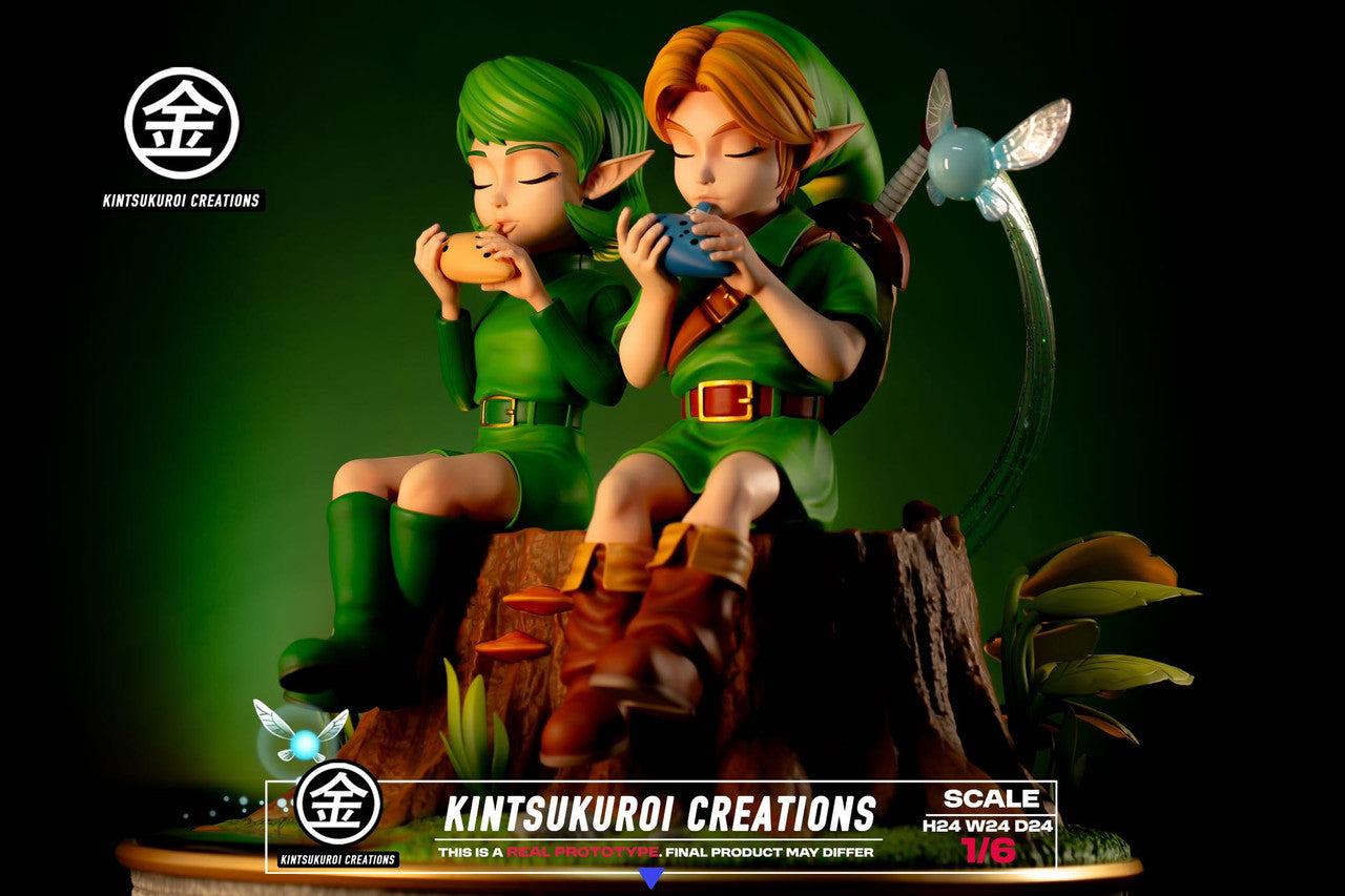 Legend of Zelda - Link & Saria diorama | 1:6 Resin Statue | by Kintsukuroi Creations