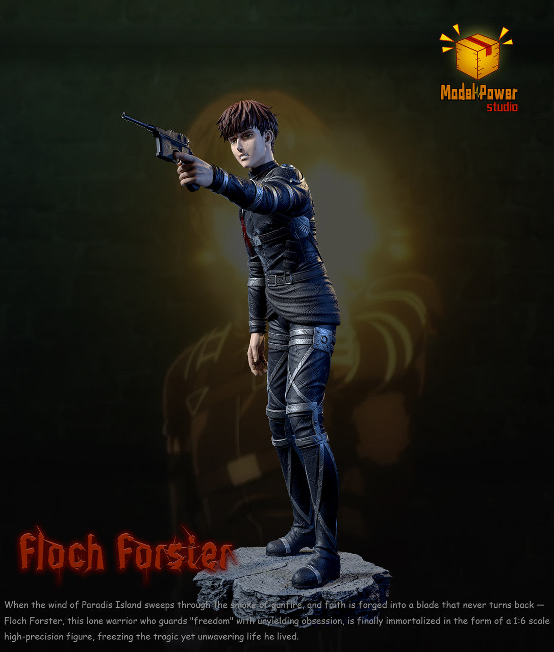 Attack on Titan - Floch Forster | 1:6 Resin Statue | by Model Power Studio