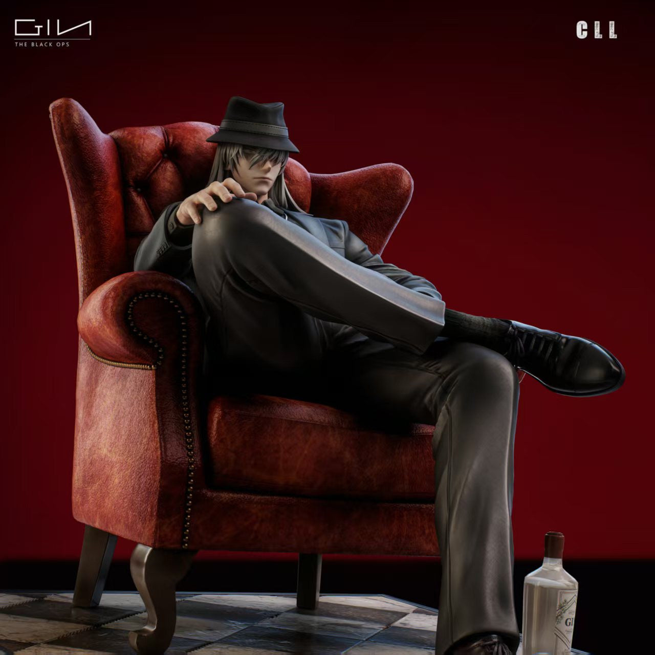 Detective Conan - Gin | 1:6 Resin Statue | by CLL Studio