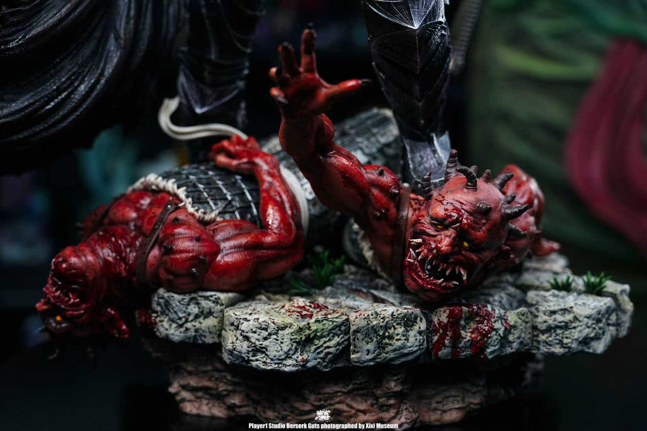 Berserk - Guts and The Berserk Armour | 1:4 Resin Statue | by Player 1 Studio Versus Series