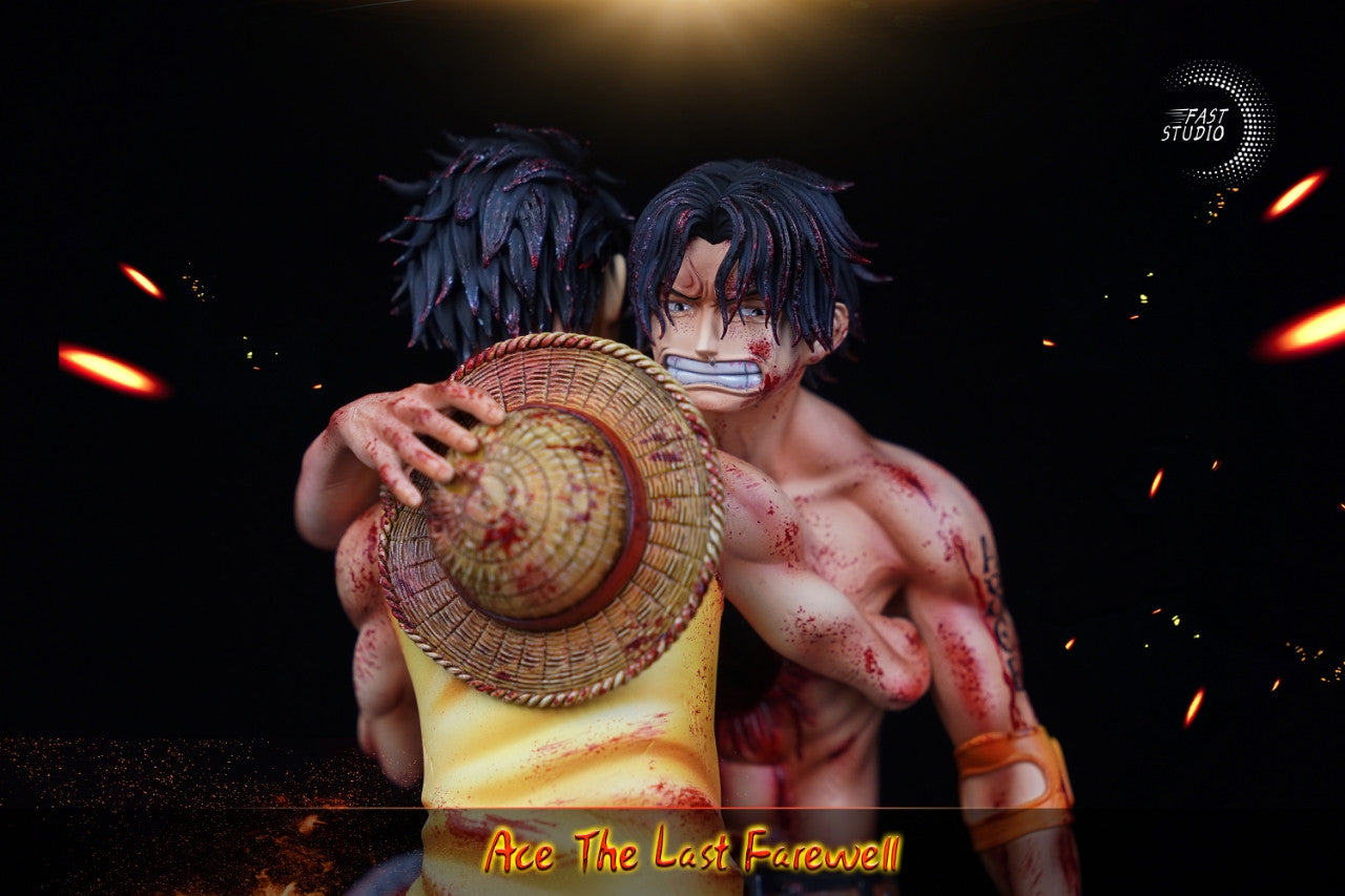 One Piece - Ace Final Farewell | Resin Statue | by Fast Studio