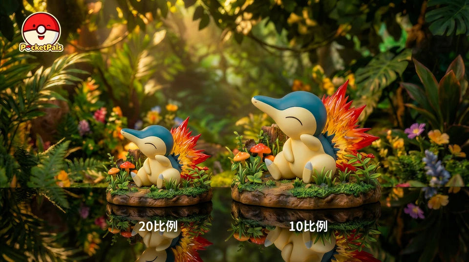Pokémon - Cyndaquil | 1:20/1:10 Resin Statue | by PocketPals Studio