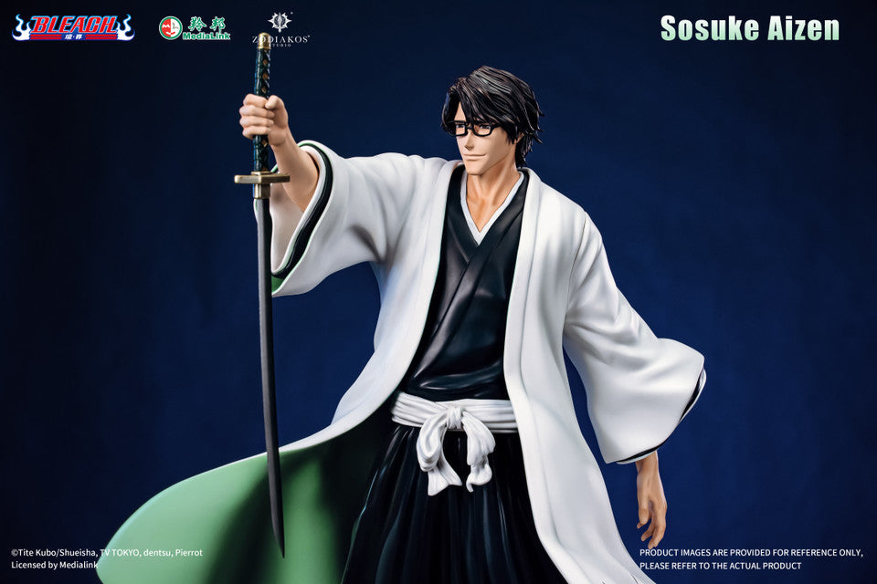 Bleach - Sosuke Aizen Licensed | 1:6 Resin Statue | by Zodiakos