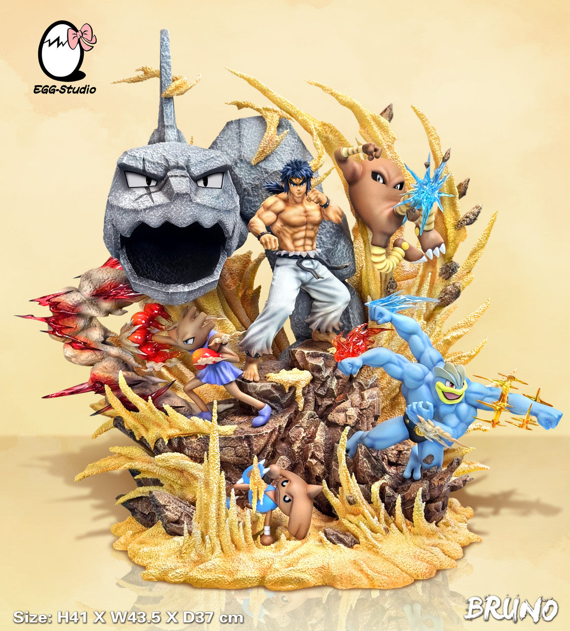 Pokémon - Bruno | 1:6 Resin Statue | by EGG Studio