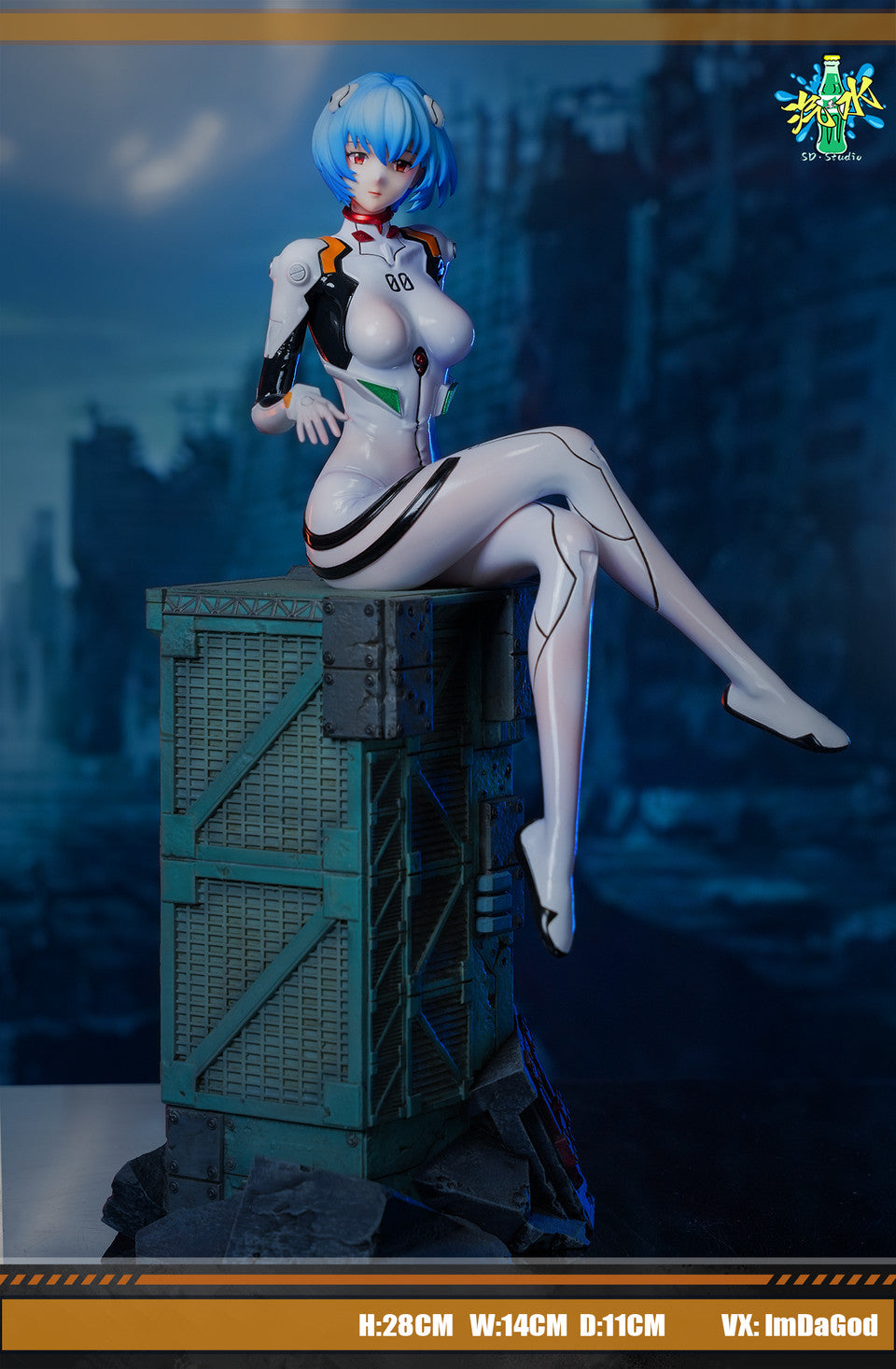 Neon Genesis Evangelion - Asuka & Ayanami Rei | 1:6 Resin Statue | by SD Studio