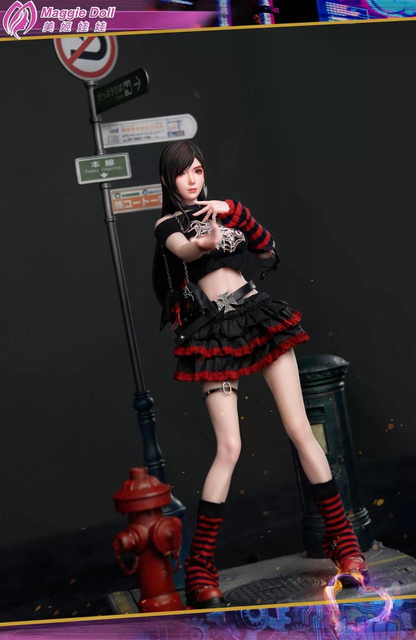 Final Fantasy - Punk Girl Tifa | 1:6 Resin Statue | by Maggie Doll Studio