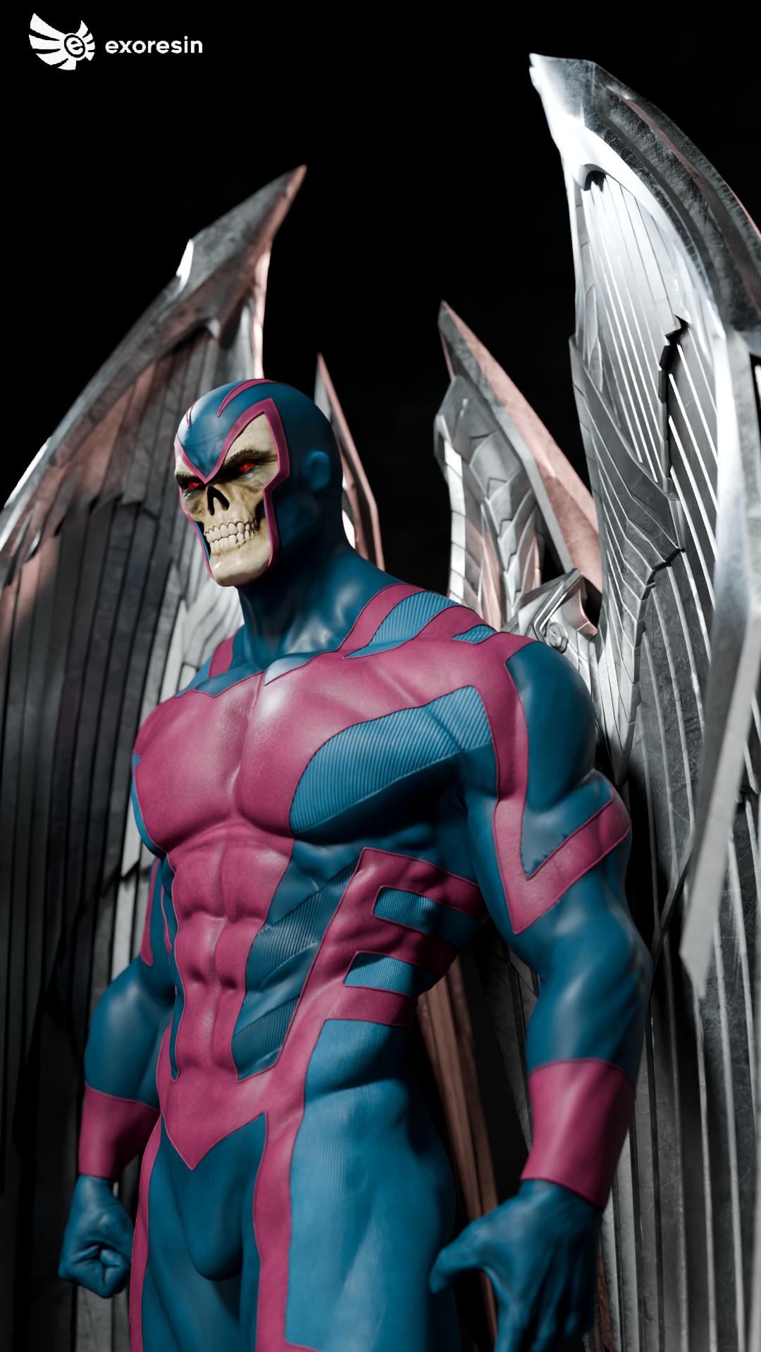 Marvel – Archangel Museum | 1:3.5 Resin Statue | by Exoresin
