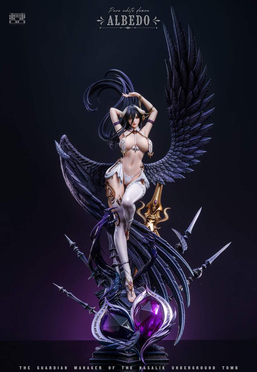 オーバーロード アルベド フィギュア 1/4 Statue Albed Overlord - Albedo | 1:4 Resin Statue | von CP Studio