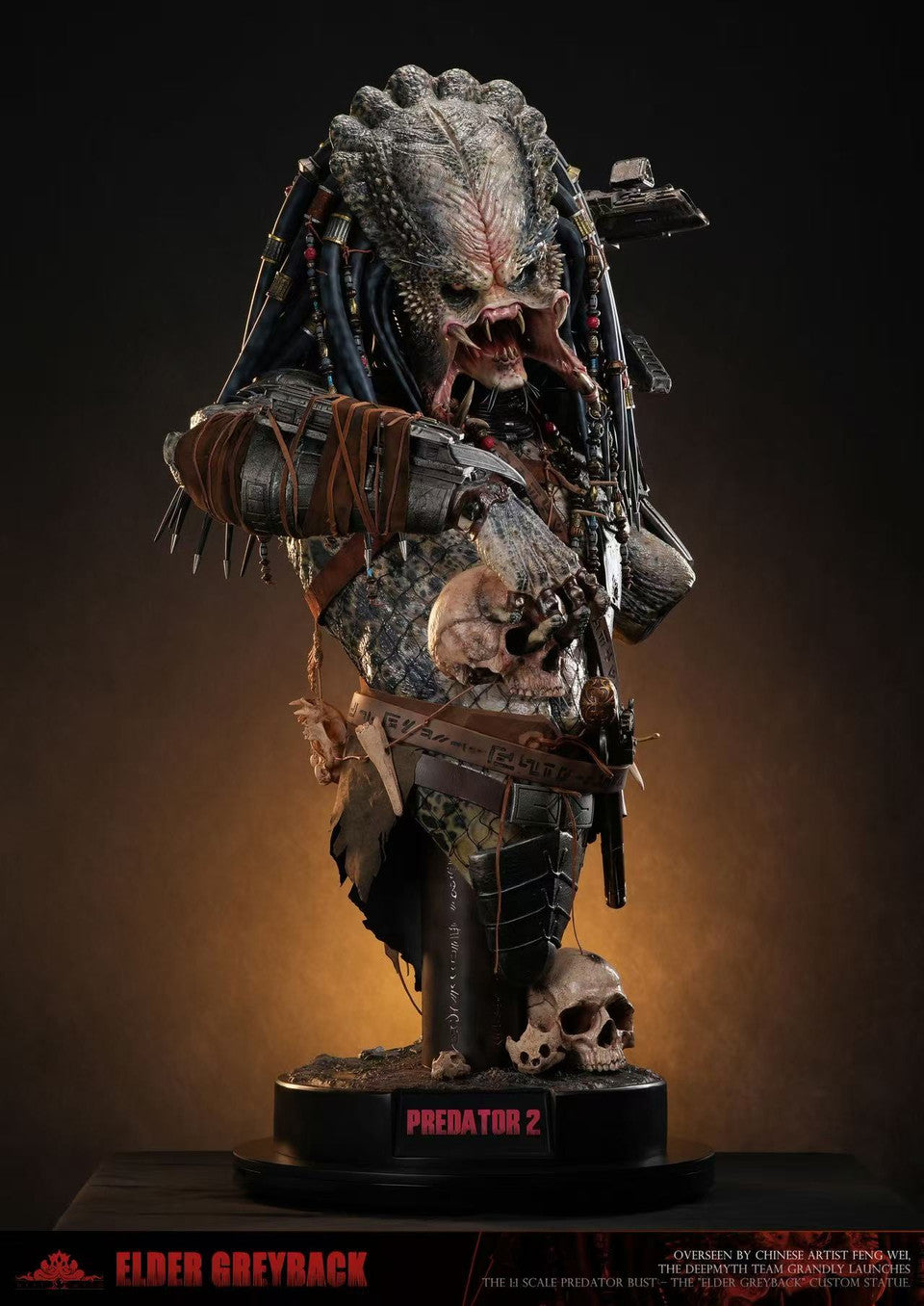 Predator - Elder Greyback Bust | Resin Statue | by Deepmyth Studio