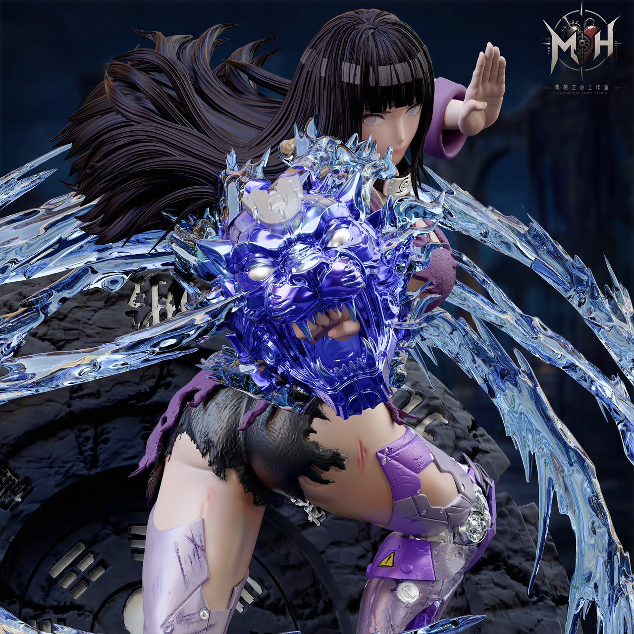 Naruto - Hinata | 1:5 Resin Statue | by Mechanical Heart Studio
