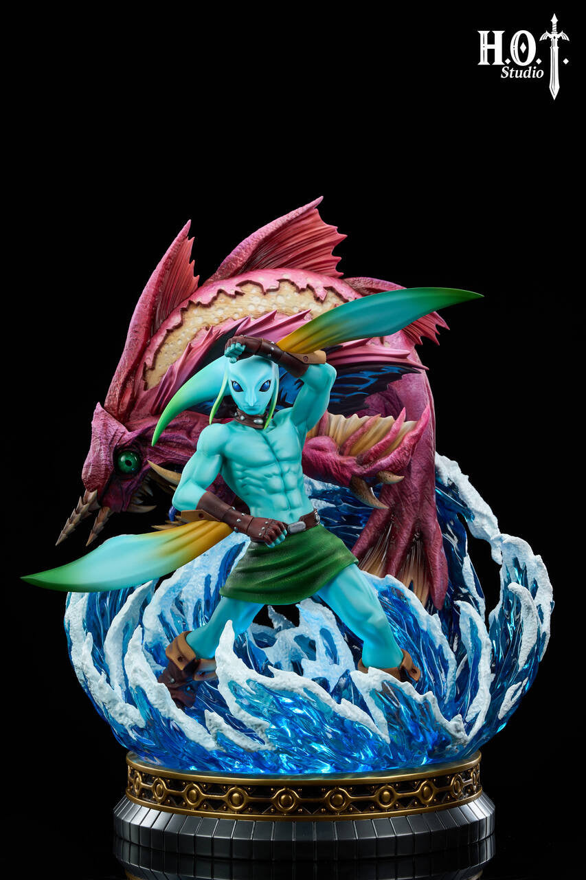 洋楽 FENAXIZ/THE STRONGEST LINK The Legend of Zelda - Zora Link | 1:4 Resin Statue | by HOT Studio