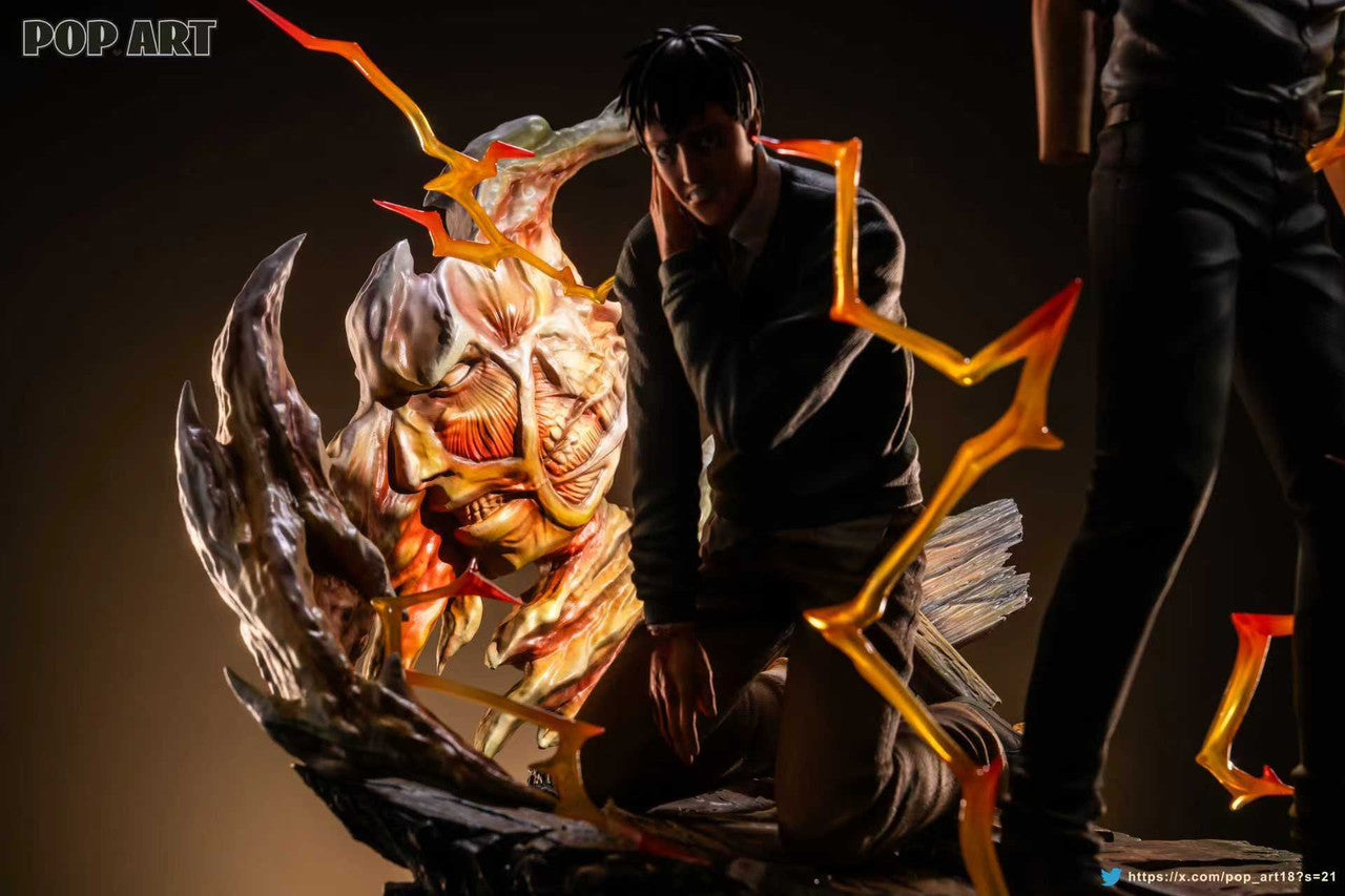 Attack on Titan - Reiner Braun & Bertholdt Hoover | 1:6 Resin Statue | by POP.ART Studio