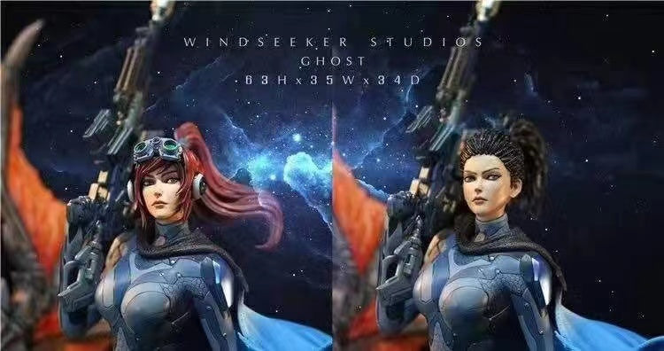 Starcraft - Sarah Kerrigan (als Ghost) | 1:4 Resin Statue | von Windseeker Studios