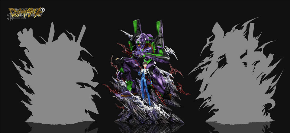 Neon Genesis Evangelion - Ikari Shinji & EVANGELION-01 | 1:6 Resin Statue | by Dreammaker Studio