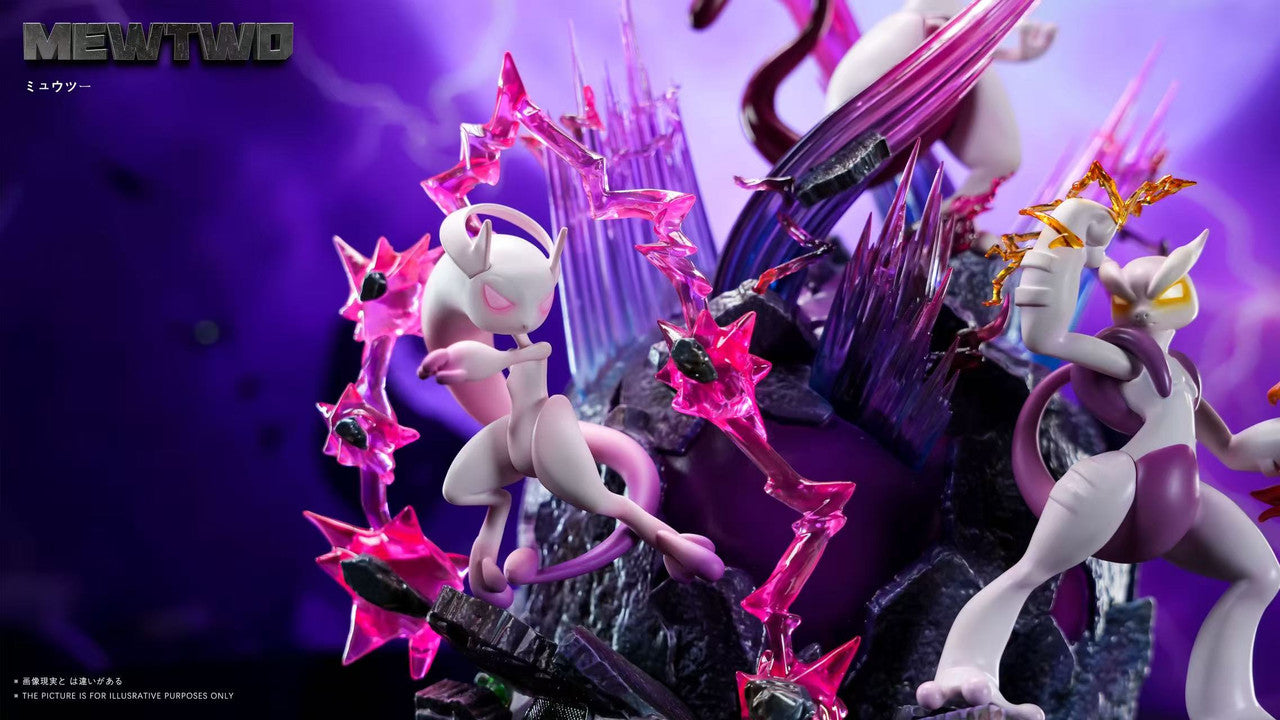 Pokemon - Mewtwo Group | 1:20 Resin Statue | by JP Studio