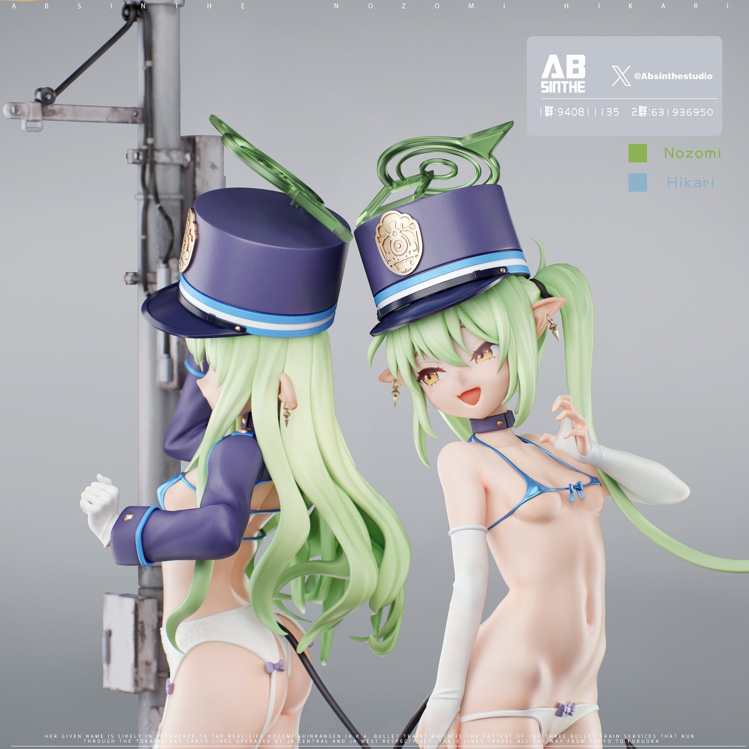 Blue Archive - Nozomi & Hikari Tachibana | 1:6 Resin Statue | von ABsinthe Studio