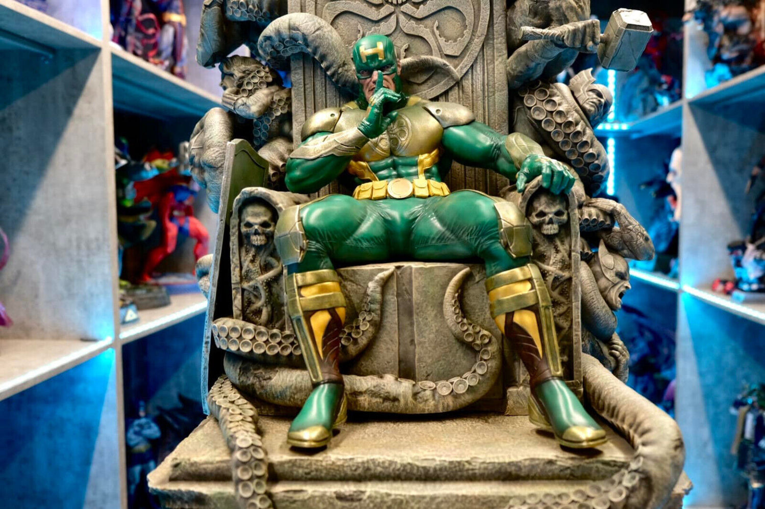 Marvel - Captain Hydra on Throne | 1:3 Resin Statue | von ATF Want