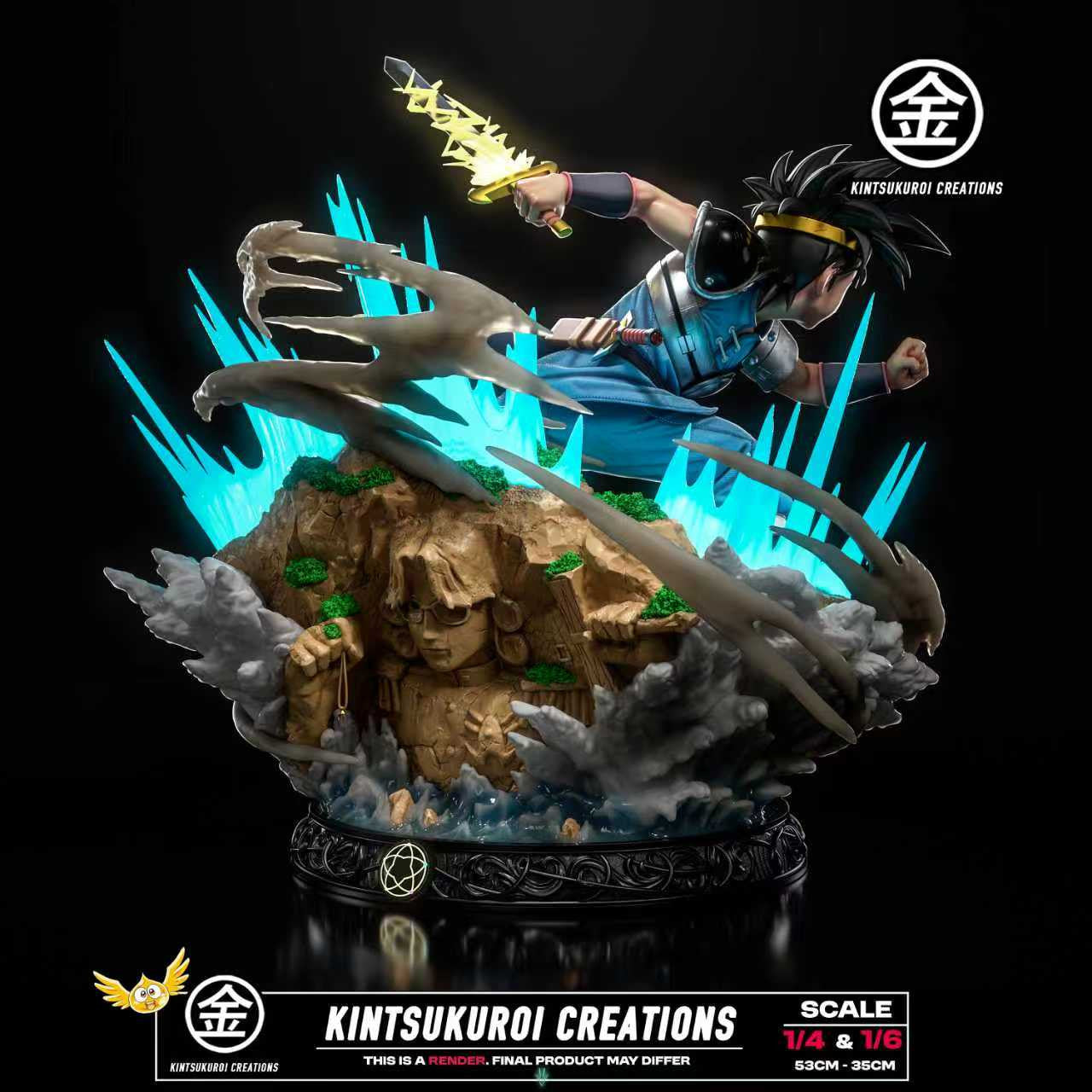Dragon Quest: The Adventure of Dai - Dai | 1:6/1:4 Resin Statue | by Kintsukuroi Creations