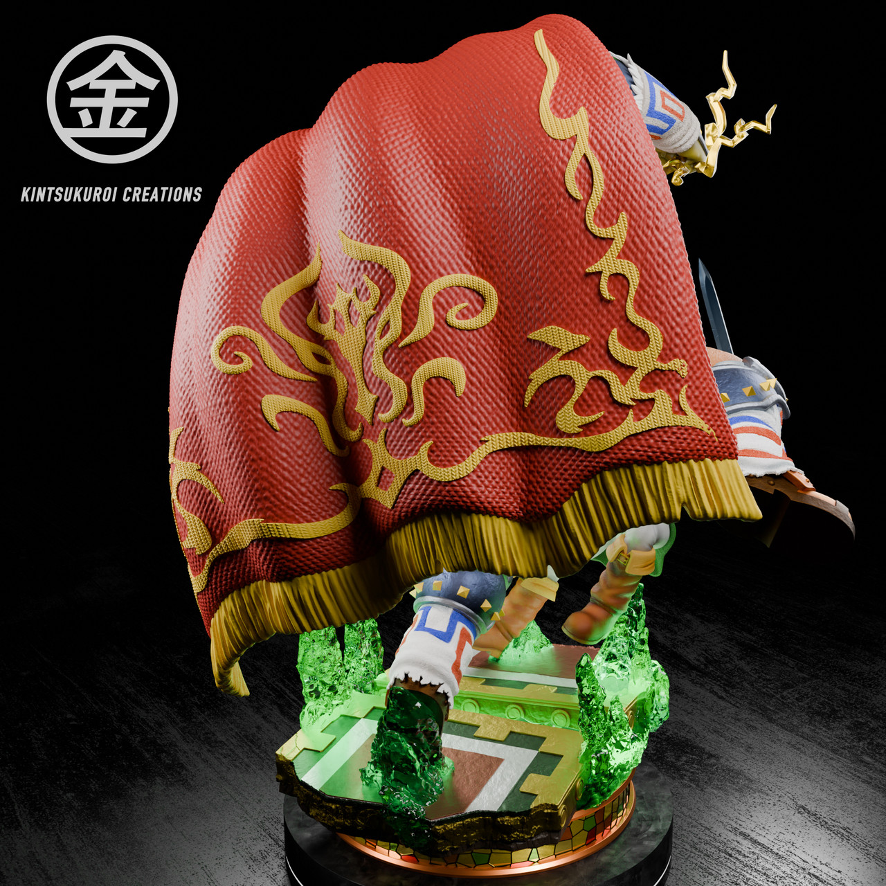 Legend of Zelda - Link vs. Ganondorf | 1:4 Resin Statue | von Kintsukuroi Creations Studio