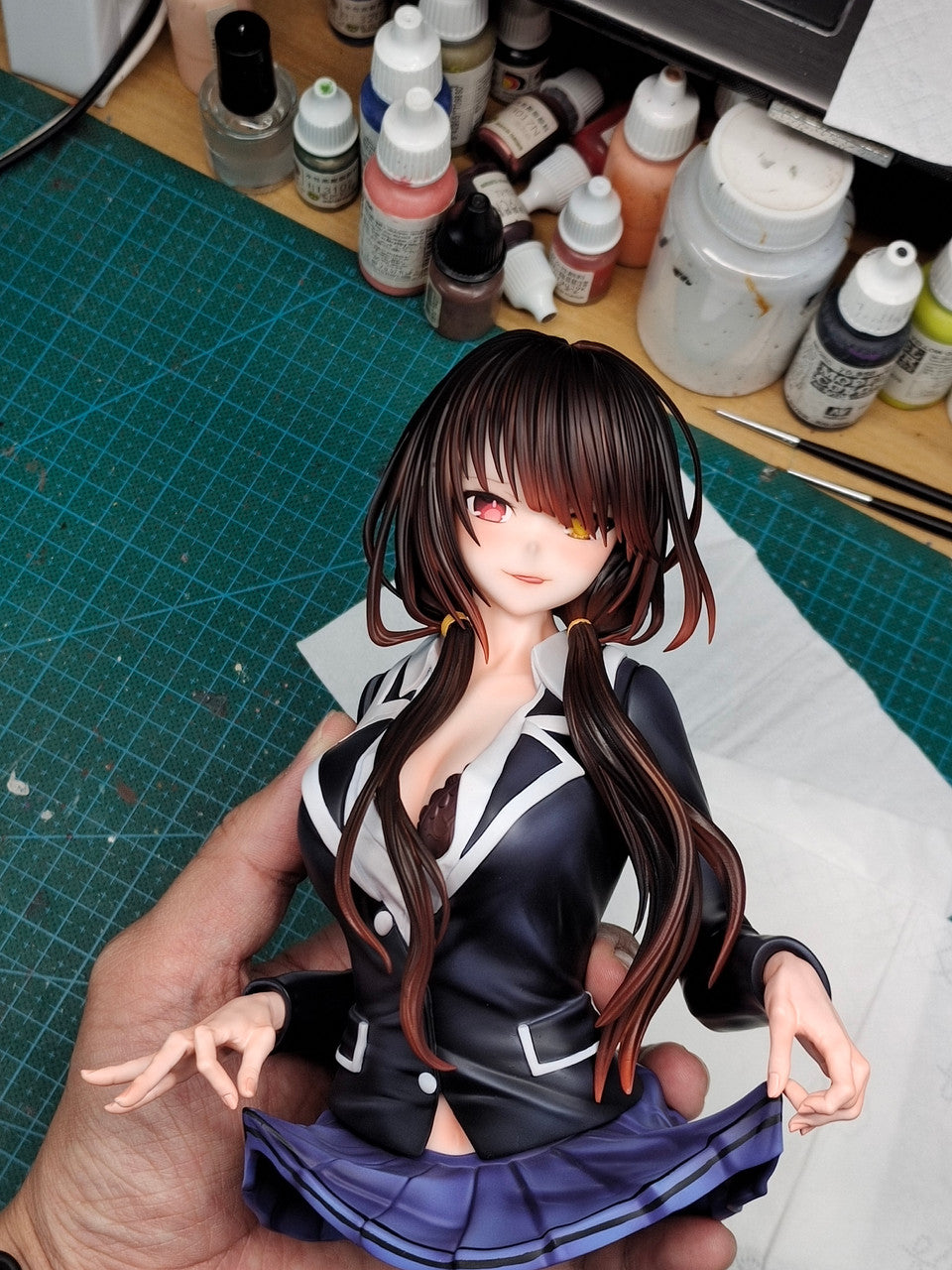Date A Live - School Uniform Tokisaki Kurumi | 1:6/1:4 Resin Statue | by HuiMan Studio