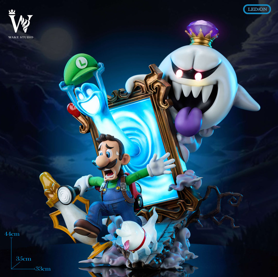 Super Mario – Luigi | 1:4 Resin Statue | von Wake Studio – HandsomeCake ...