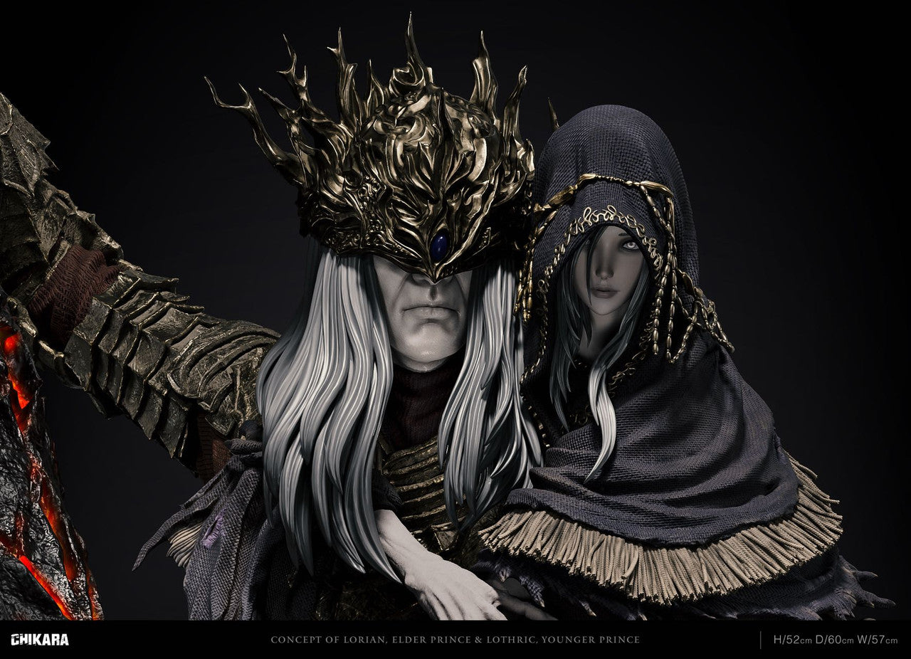 Elden Ring - Prince Lorian & Lothric | 1:4 Resin Statue | by Chikara Studio