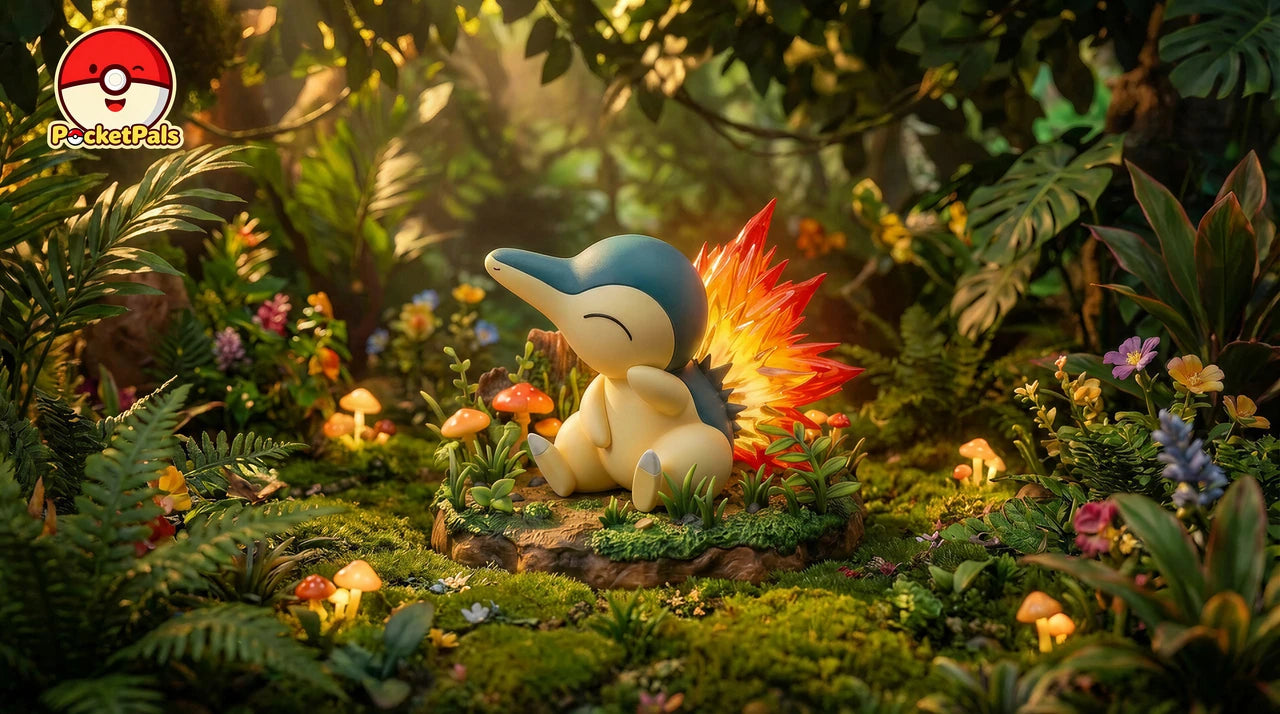 Pokémon - Cyndaquil | 1:20/1:10 Resin Statue | by PocketPals Studio