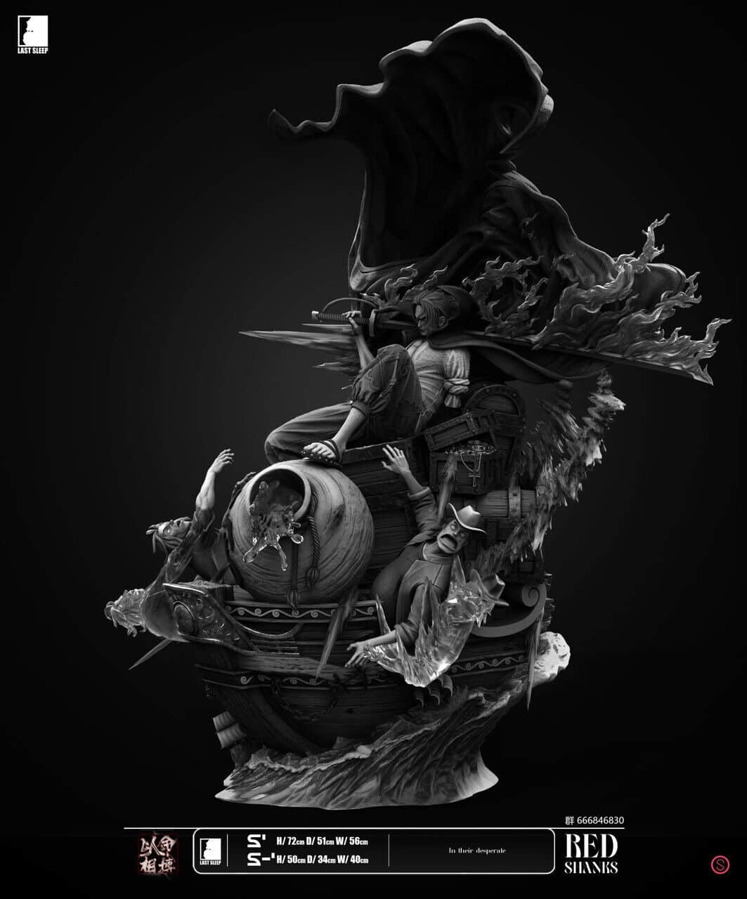 One Piece - Shanks | 1:4 Resin Statue | von Last Sleep