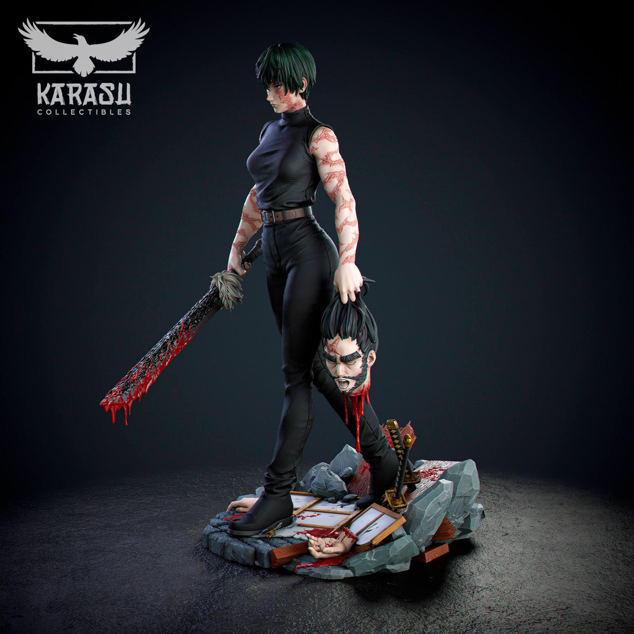 maki Jujutsu Kaisen - Maki Zenin | 1:6 Resin Statue | by Karasu