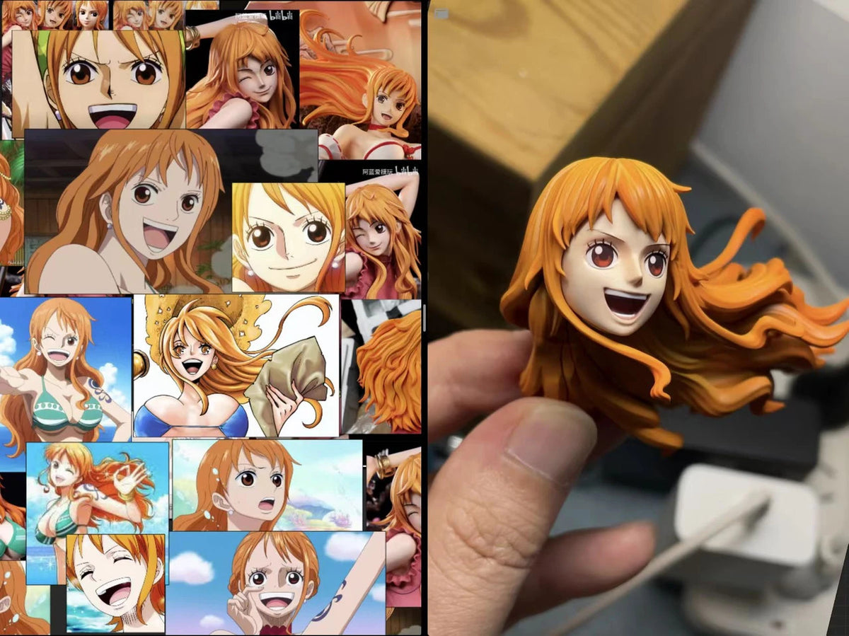 One Piece - Nami & Long-eared cat