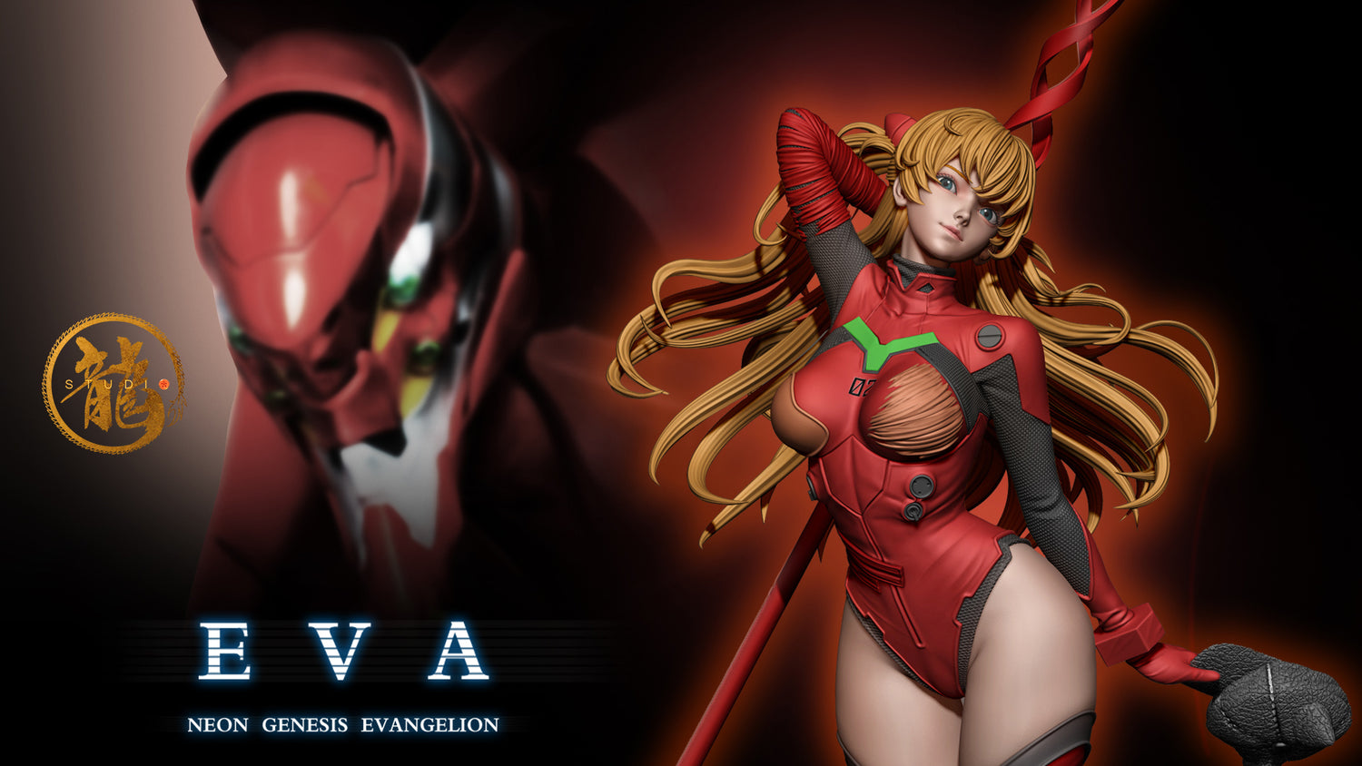 Neo Genesis Evangelion - Asuka Langley | 1:4 Resin Statue | von Dragon Studio