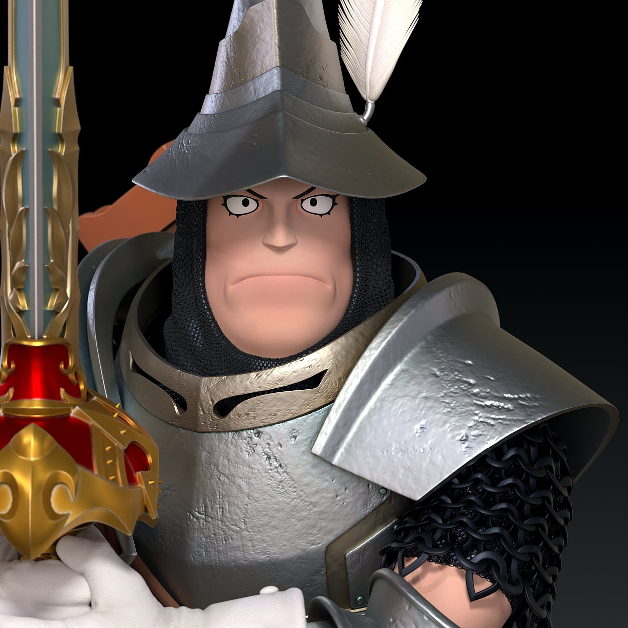 Final Fantasy - Steiner | 1:4 Resin Statue | by Solar Studio