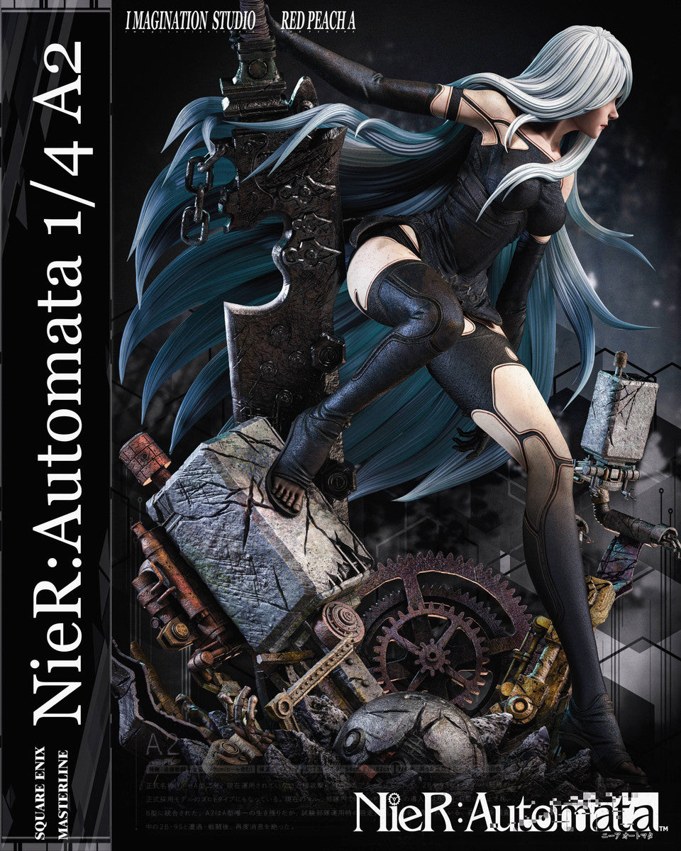 Nier: Automata - A2 | 1:4 Resin Statue | by Imagination Studio & Red Peach A Studio