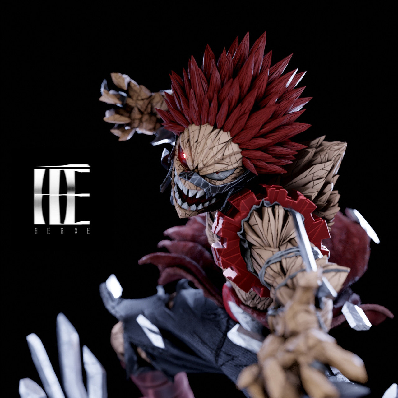 My Hero Academia - Red Riot Kirishima | 1:4 Resin Statue | by Heroe Collectibles