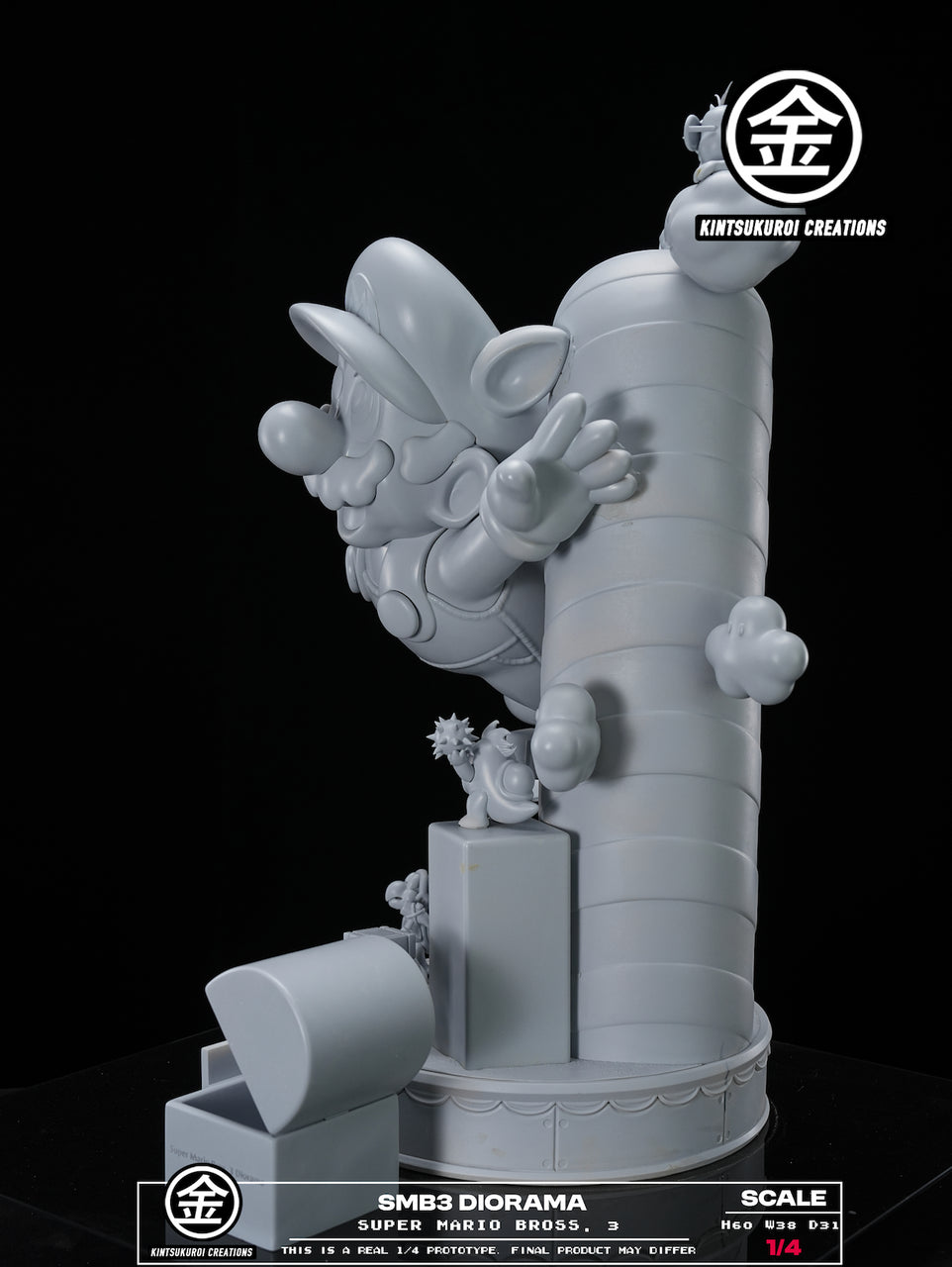 Super Mario - Super Mario | 1:4 Resin Statue | by KINTSUKUROI Studio