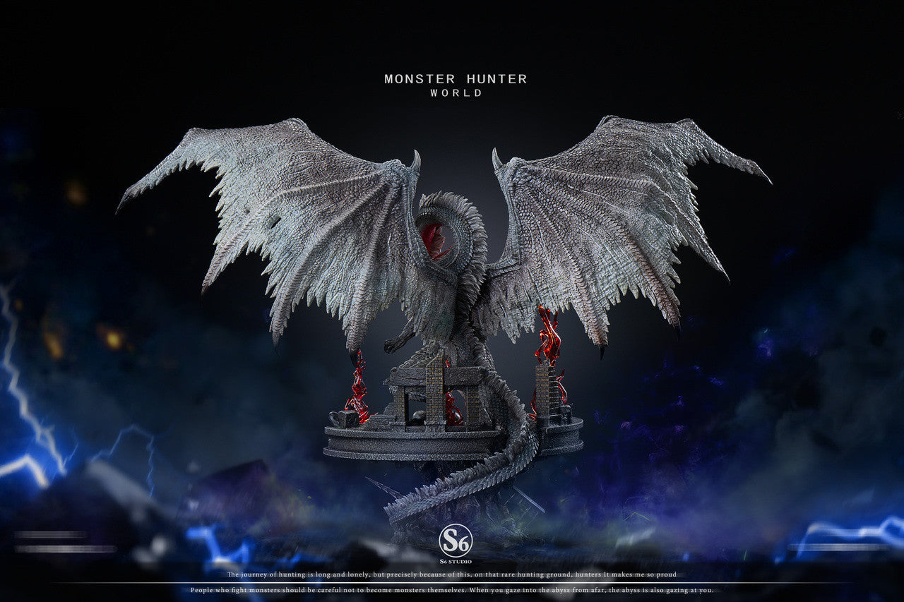 Monster Hunter - White Fatalis | Resin Statue | by S6 Studio