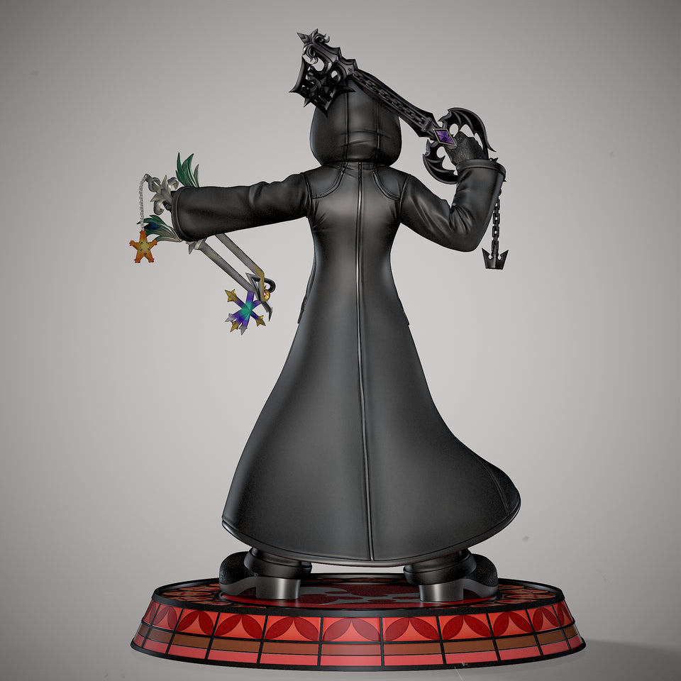 Kingdom Hearts II - Roxas | Resin Statue | by BlackSwan Collectibles Studio