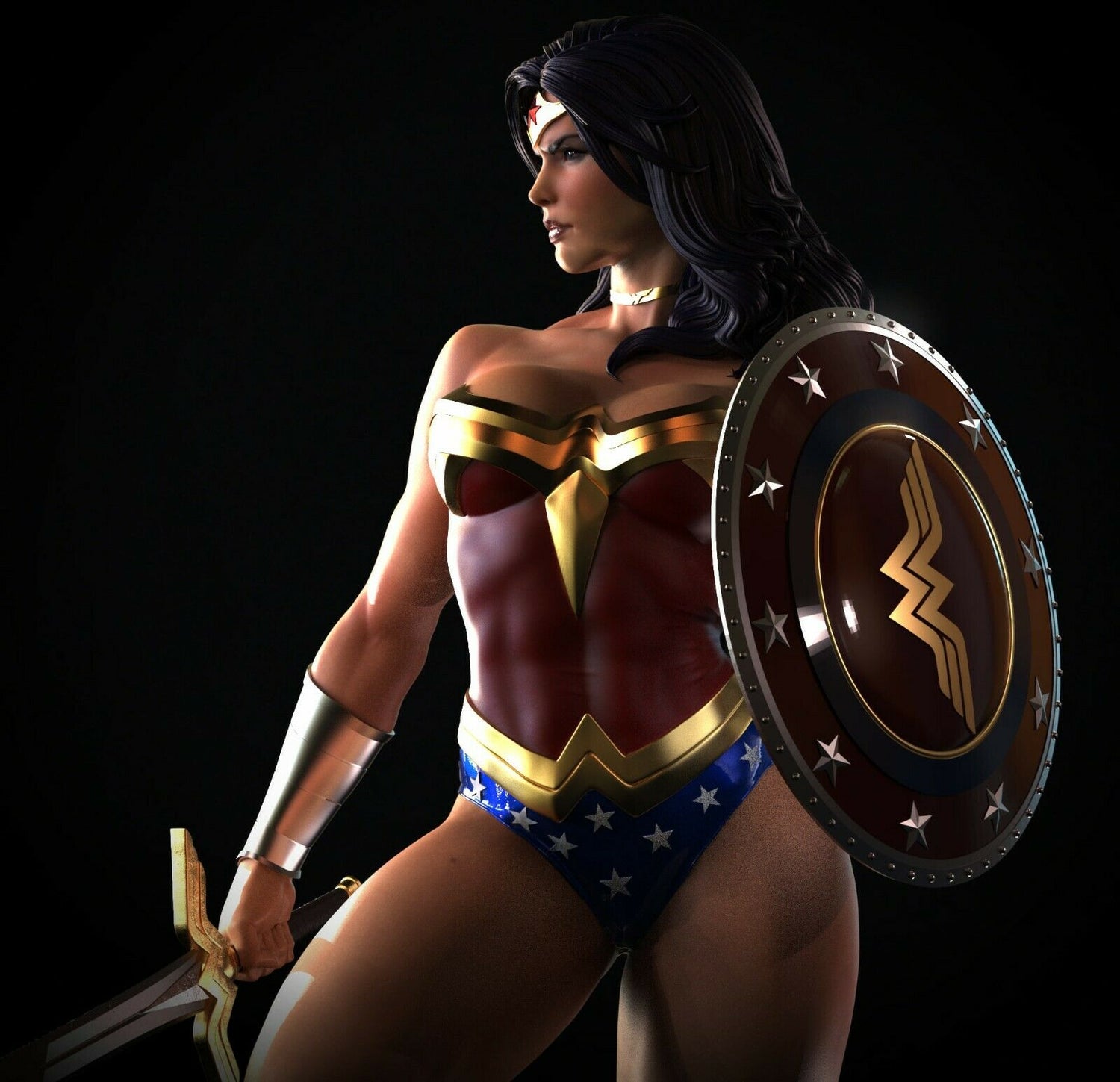 DC Comic - Wonder Woman (Femme Fatale) | 1:4 Resin Statue | von MFA Collectibles
