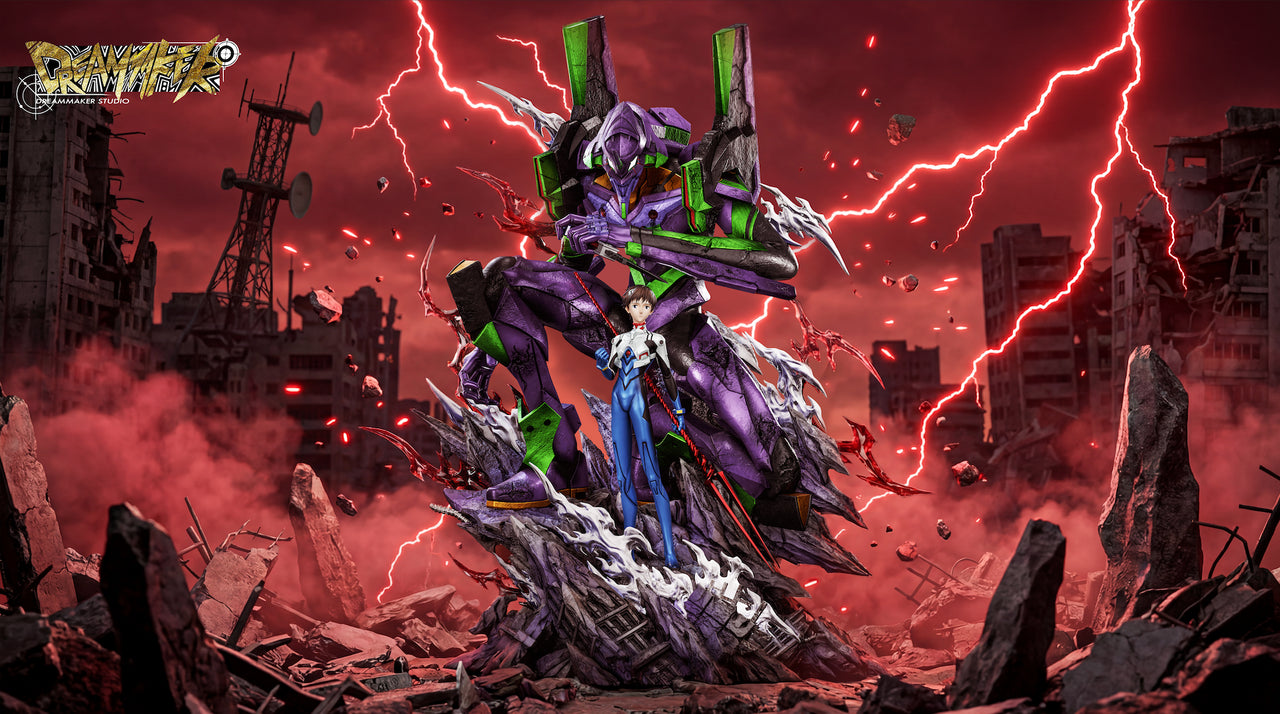 Neon Genesis Evangelion - Ikari Shinji & EVANGELION-01 | 1:6 Resin Statue | by Dreammaker Studio